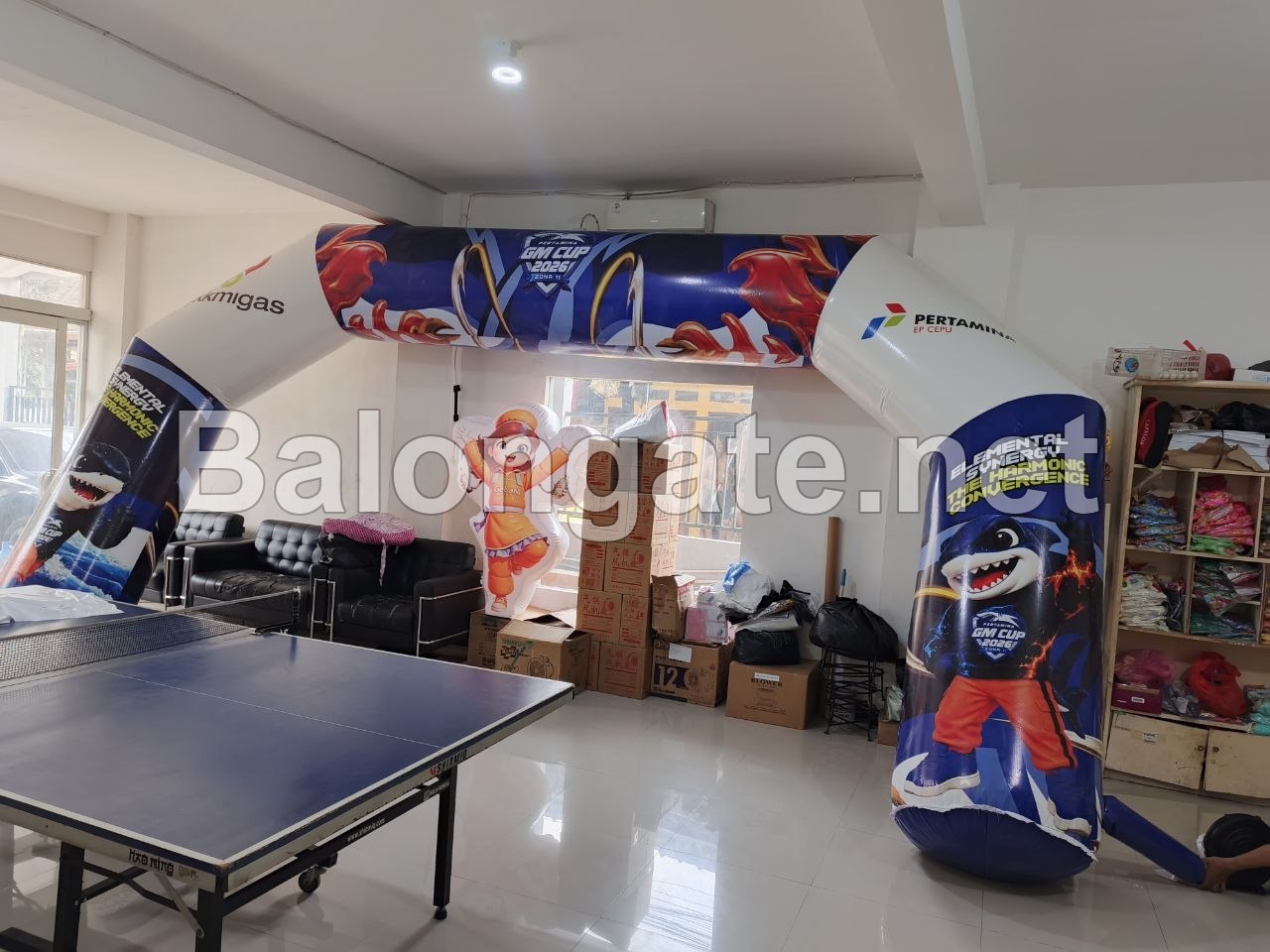 Dokumentasi balon gate Balongate portofolio resmi — layanan Depok