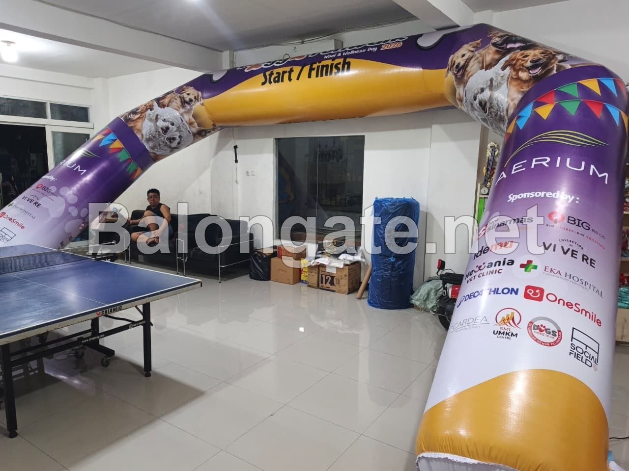 Dokumentasi balon gate Balongate portofolio resmi — layanan Jakarta