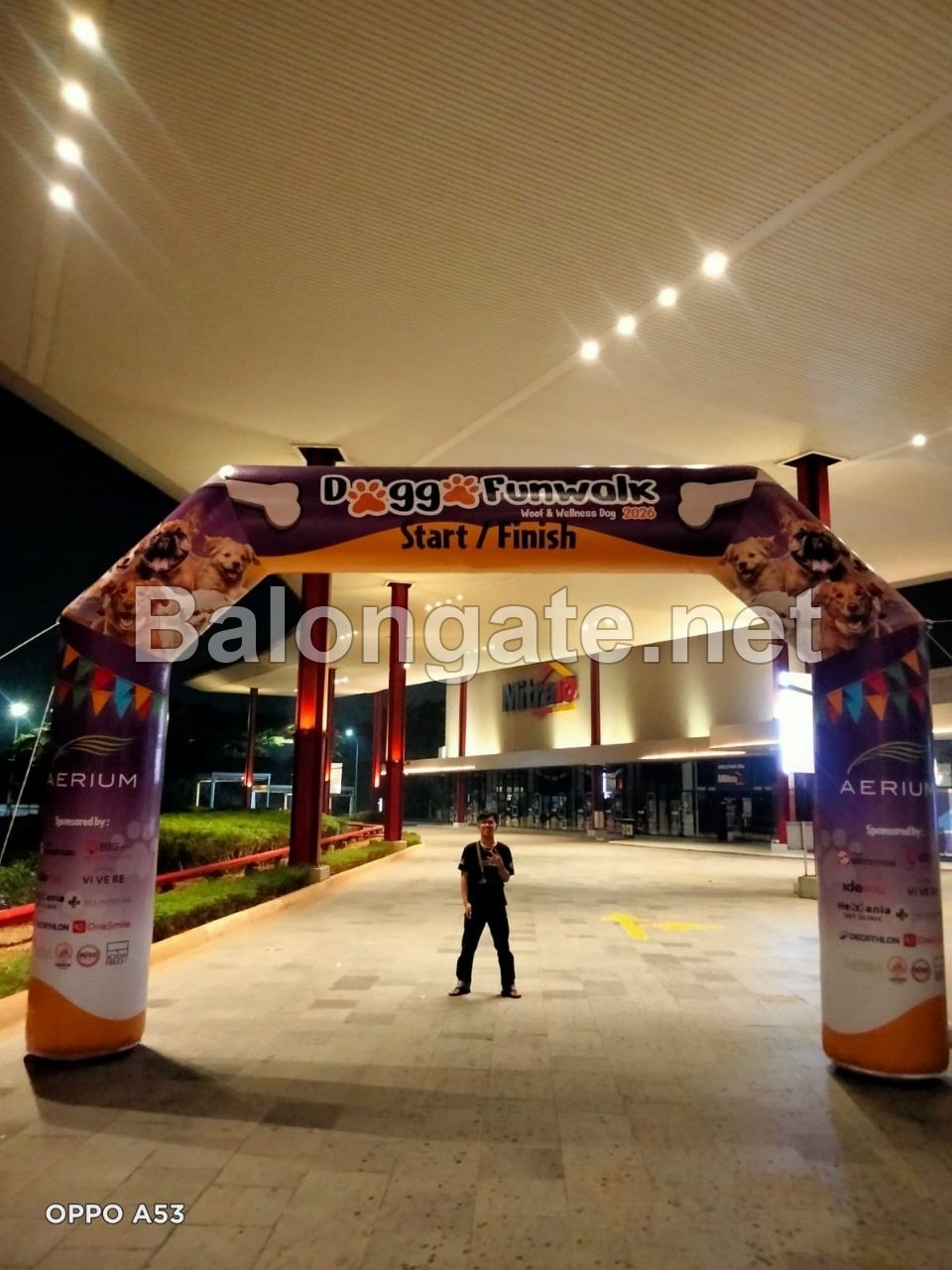 Dokumentasi balon gate Balongate portofolio resmi — layanan Depok