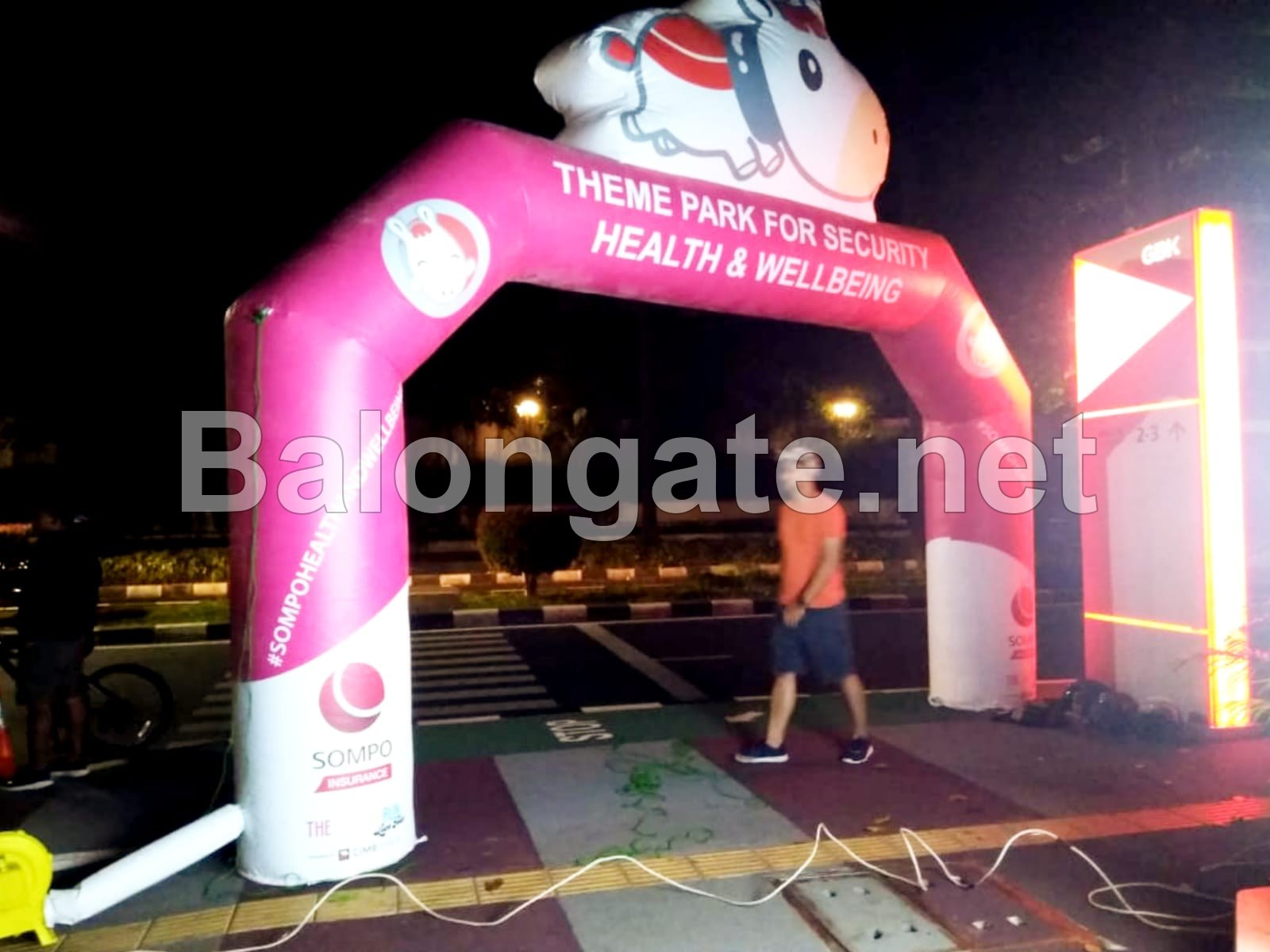 Dokumentasi balon gate Balongate portofolio resmi — layanan Batam