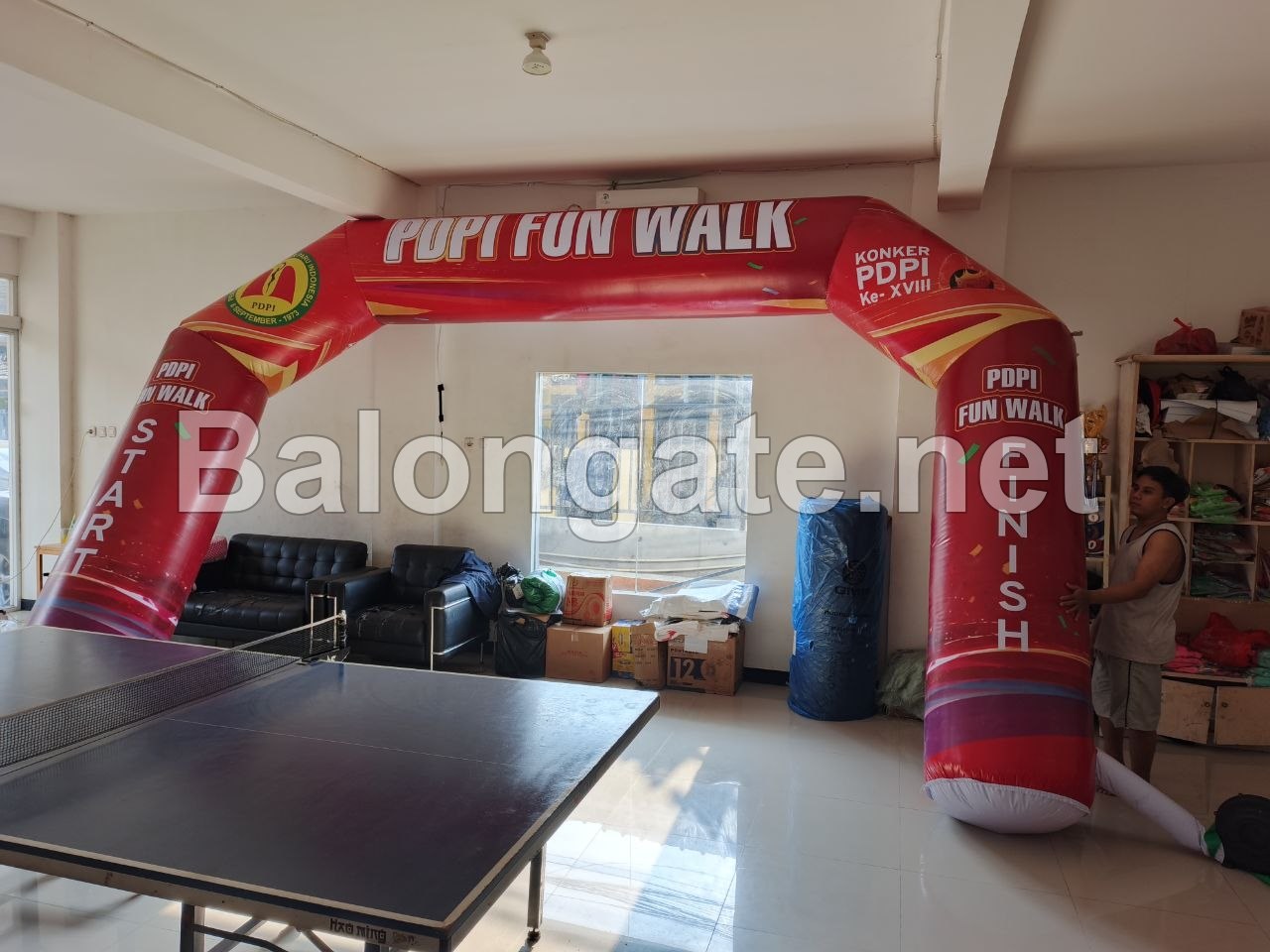 Dokumentasi balon gate Balongate portofolio resmi — layanan Depok