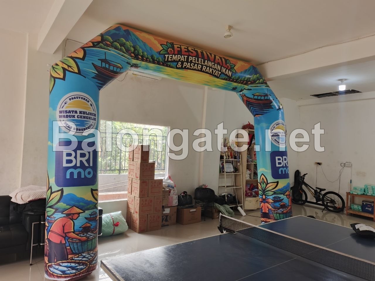 Dokumentasi balon gate Balongate portofolio resmi — layanan Solo